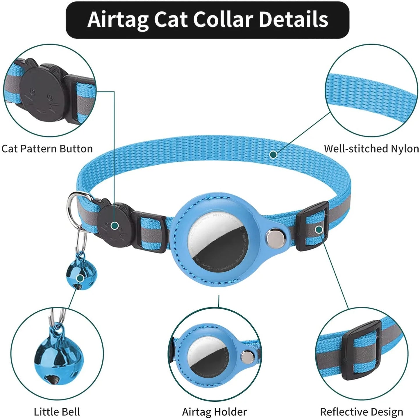 Cat AirTag Holding Collar